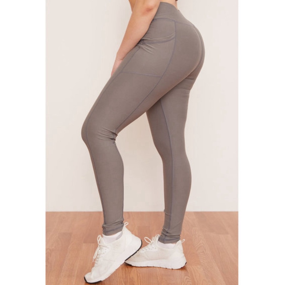 Wolf Grey Pocket Legging